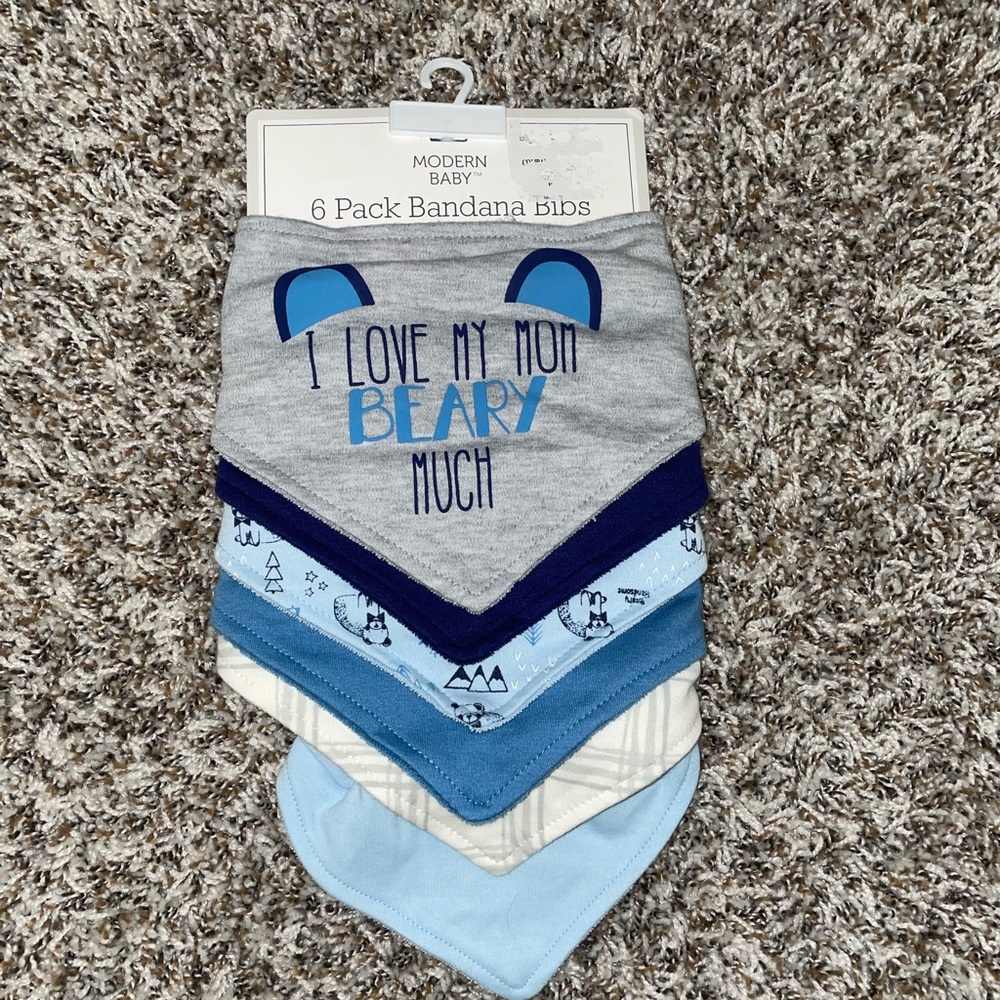 Modern Baby Bandana Bibs